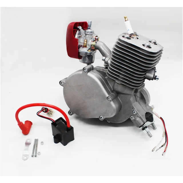 Samger-Kit de motor de gasolina para bicicleta eléctrica, motor completo de  bolsillo de 2 tiempos para bicicleta eléctrica DIY de RU/UE, 50/80/100CC