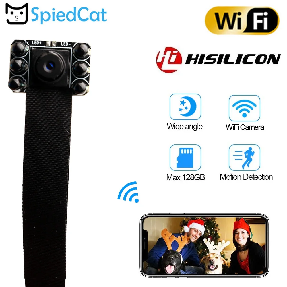 Full HD 1080P Мини объектив Беспроводной Wi-Fi IP P2P сетевая веб-камера DV камера DIY модуль