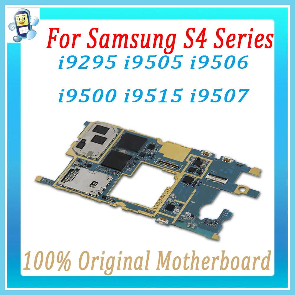 

16GB Original Motherboard For Samsung Galaxy S4 I9295 I9505 I9506 I9500 I9515 I9507 Unlocked Mainboard Android Logic Board