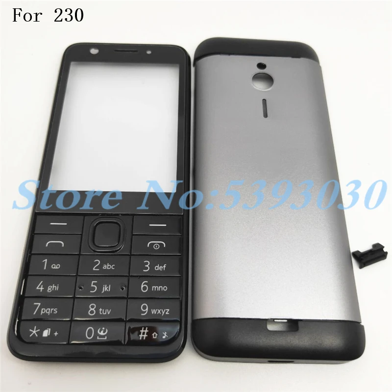 Новинка для Nokia 230 230ds RM-1172 RM-1126 полный Чехол для мобильного телефона+ английская клавиатура