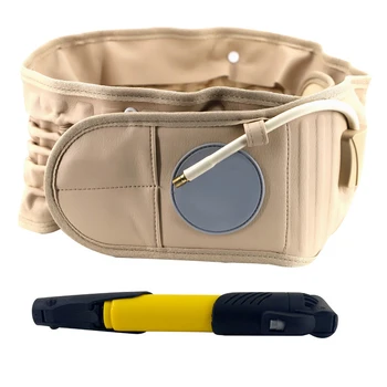 

Lumbar Back Belt Support Traction Air Decompression Pain Relieve Inflatable Massager Waist Protect