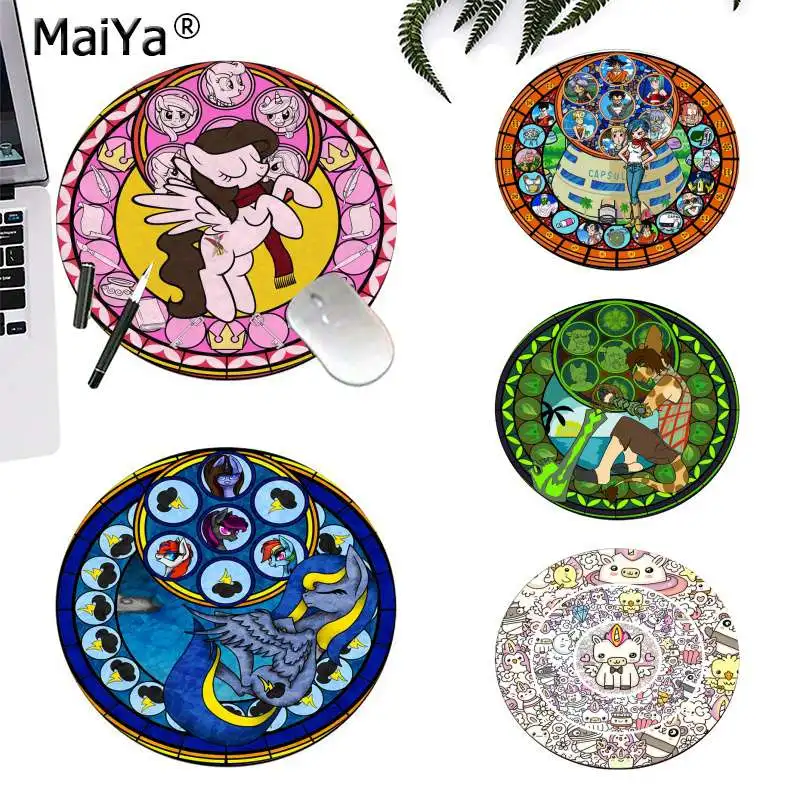 MaiYa крутой новый красивый аниме Сказочный витраж Единорог резиновый игровой