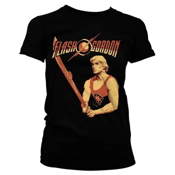 

Men T shirt Flash Gordon Retro Graphic Tee Cool Tops O Neck T Shirts for funny t-shirt novelty tshirt women