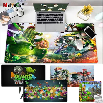 

MaiYaCa Personalized Cool Fashion Plants vs Zombies Garden gamer play mats Mousepad Rubber PC Computer Gaming mousepad