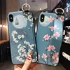 Fleur Dragonne Pour iphone 12 Mini 11 Pro max Pour iphone XS MAX X XR 6 6s 7 8 plus silicone Souple étui porte-coqu ► Photo 3/6