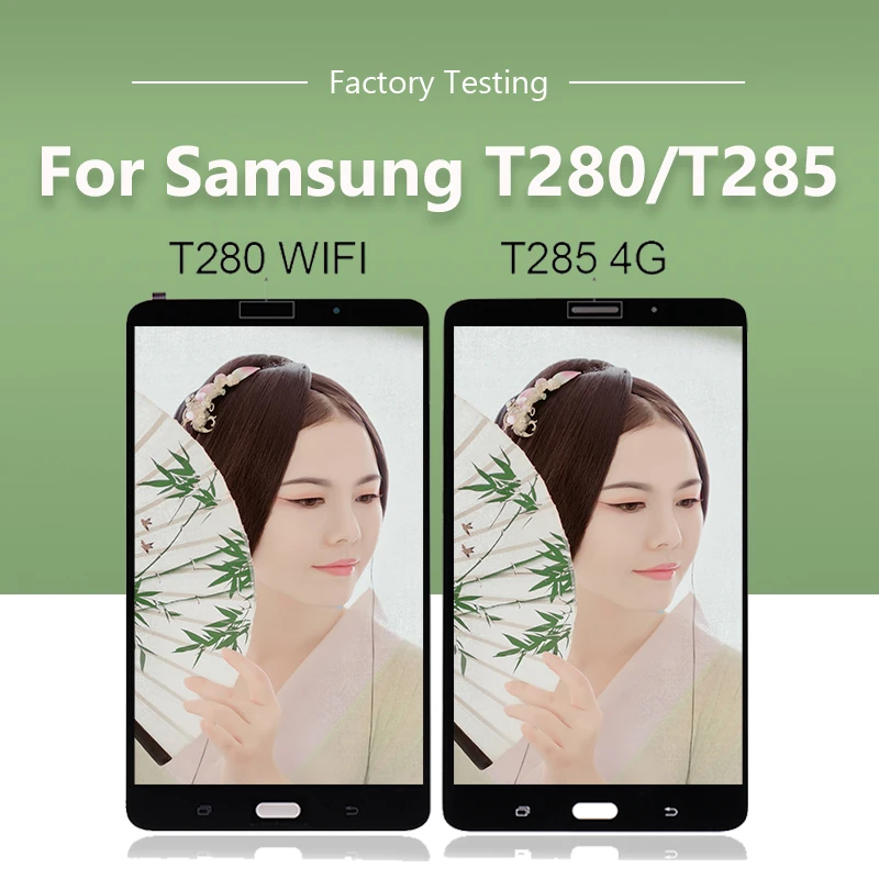 10pcs for Samsung Galaxy Tab A 7.0 LCD Display Touch Screen Digitizer WIFI T280 / 4G T285 Assembly Free Shipping DHL EMS | Мобильные