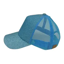 Блестящая бейсбольная кепка «конский хвост», Женская дышащая бейсболка, Кепка в стиле хип-хоп, сетчатые кепки от солнца, Мужская Регулируемая Спортивная Кепка s Gorras