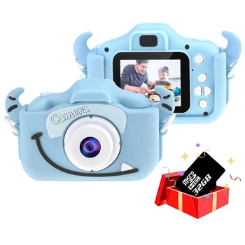 

A100 Kids Camera 1080P HD With 32G Card 2.0 Inches Color Screen Dual Selfie Video Game Children Camera Toys Gifts for Children