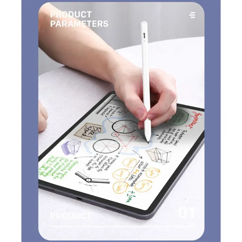 Емкостный стилус для сенсорного экрана, стилус для iPad Air Pro Pencil