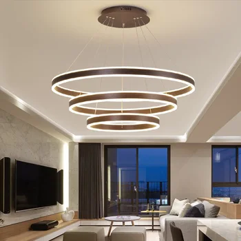 

nordic iron crystal chandelier lighting led light hanging lamp avizeler living room decoration lampes suspendues