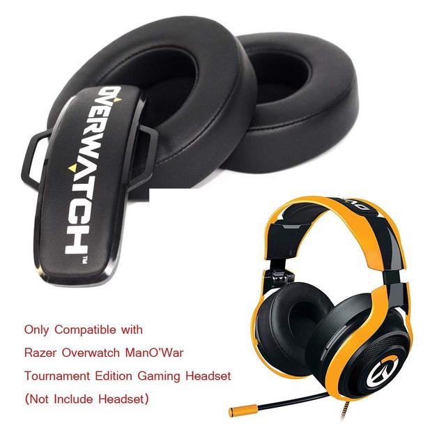 Ear pads cushion sponge headband foam earpad for Razer ManO'War 7.1 / Overwatch Tournament Edition headphone headset