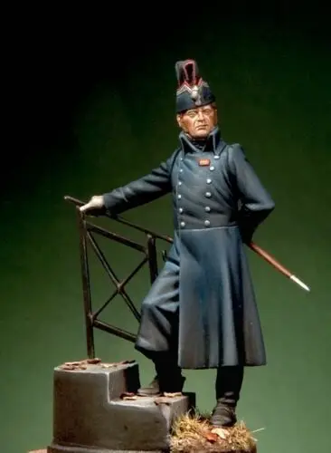 

1/32 54mm ancient Regiment stand (WITH BASE ) Resin figure Model kits Miniature gk Unassembly Unpainted