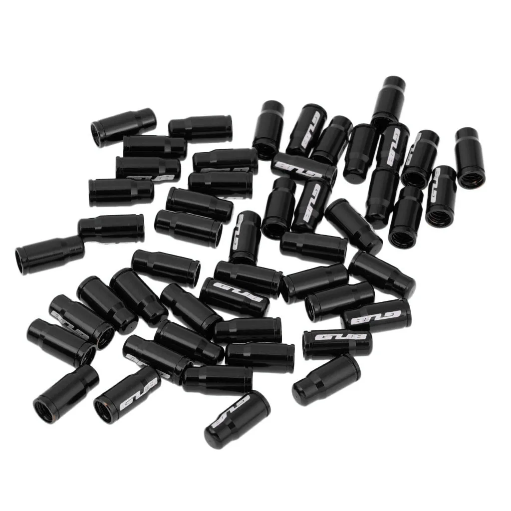 Presta Black 50 штук велосипедный Presta Schrader Клапан крышка шины пылезащитный чехол - Цвет: Presta Black