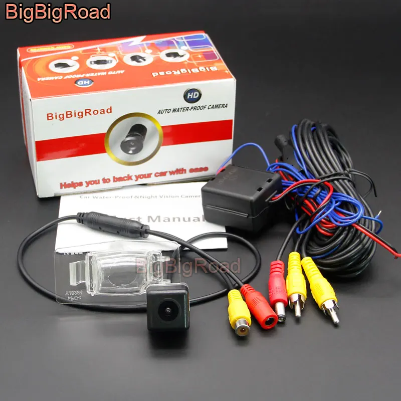 Series 2 Power Relay BigBigRoad Автомобильный задний сверхчувствительный элемент просмотра на микрочипах парковочная камера для Mazda MPV 2000-2006 для Haima family 323 M5 M8 S3 Haima7 Haima 7 Happin Freema - Название цвета: Series 2 Power Relay