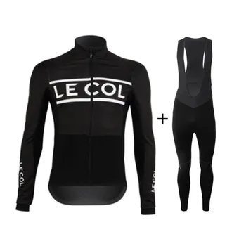 

Le Col Spring Autumn Competitive Edition Sets Unisex Pro team Outdoor Warm Bike Jersey Cycling Bib Trousers Kit Clothing