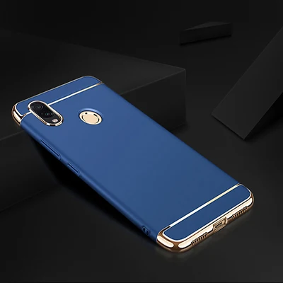 Роскошный чехол с покрытием для Xiaomi Redmi 7 4X 4A Note 6 Pro, жесткий чехол на заднюю панель для Redmi Note 7 Pro Redmi S2 6A 6 Pro, чехол для телефона - Цвет: Blue