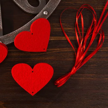 

Marriage Wedding Supplies Marriage House Decorative Decoration Creative DIY Nonwoven Fabric Latte Art Peach Heart Door Curtain L