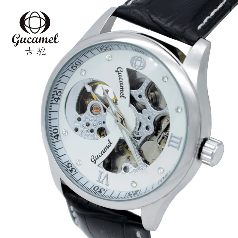 GUCAMEL2020 Explosion Style Leisure Sports Watch High-end Fashion Business Hollow Mechanical Men's Clock Chronograph Gift Watch