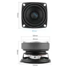 AIYIMA 2 Inch 2PCS 53mm Mini Portable Audio Speaker 4 Ohm 15W Full Range Music Stereo Loudspeaker for Home Theater Amplifier DIY 4