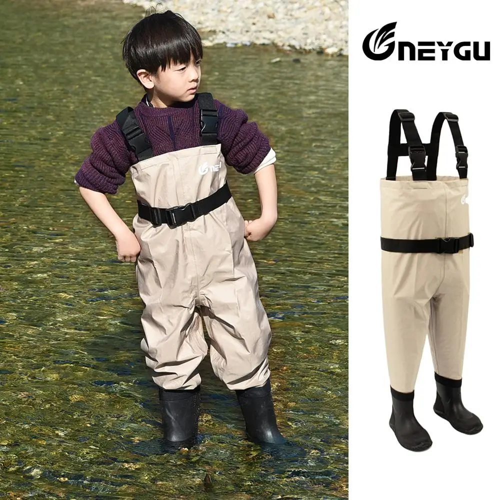 NEYGU children's and kids chest waders, fishing waders, boating