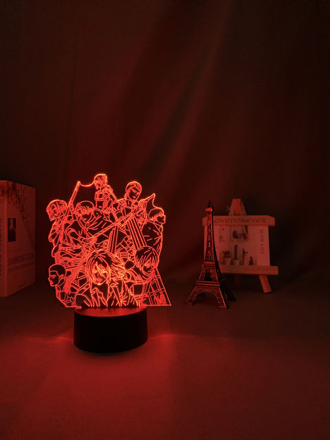 ATTACK ON TITAN 3D LED LAMP