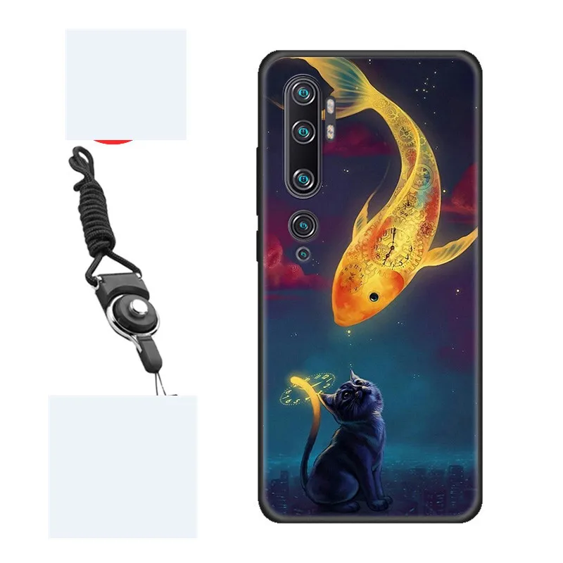 На заказ xiaomi mi note 10 чехол s Чехол Мягкий силиконовый против царапин xiaomi mi note 10 Pro задняя крышка матовый тонкий чехол для xiaomi