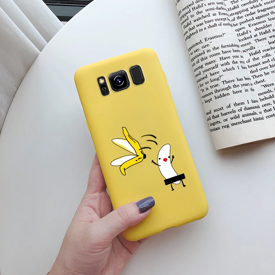 Silicone Matte Back Phone Protector - Cute Soft Design Case Cover
