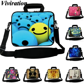 

Laptop Shoulder Sleeve 17 17.3 15 15.6 15.4 14 9.7 10 13 13.3 12 11.6 10.2 Notebook Bag Case Prints Briefcase Handbag With Strap