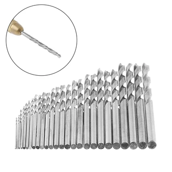 

10Pcs/Set Multifunction Tiny Micro HSS 0.5mm Straight Shank Twist Drilling Bit