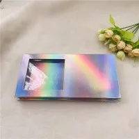 Lash book пустые Ресницы Коробка голографическая и черная имеет лоток блеск и красивая посылка - Цвет: Holographic no tray