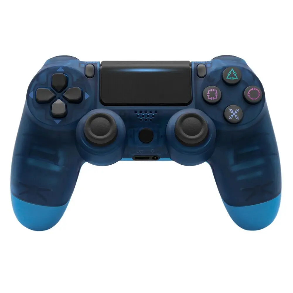 Беспроводной контроллер Bluetooth 4,0 Dual Shock джойстик геймпады для playstation 4 PS4 Геймпад - Цвет: Clear Blue