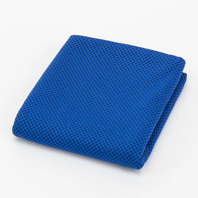 Royal blue Быстросохнущее Полотенце быстрого охлаждения для занятий спортом, фитнесом, пляжем, тренажерным залом, йогой, бегом, кемпингом, абсорбентом, охлаждающее полотенце для плавания, быстросохнущее - Цвет: Royal blue