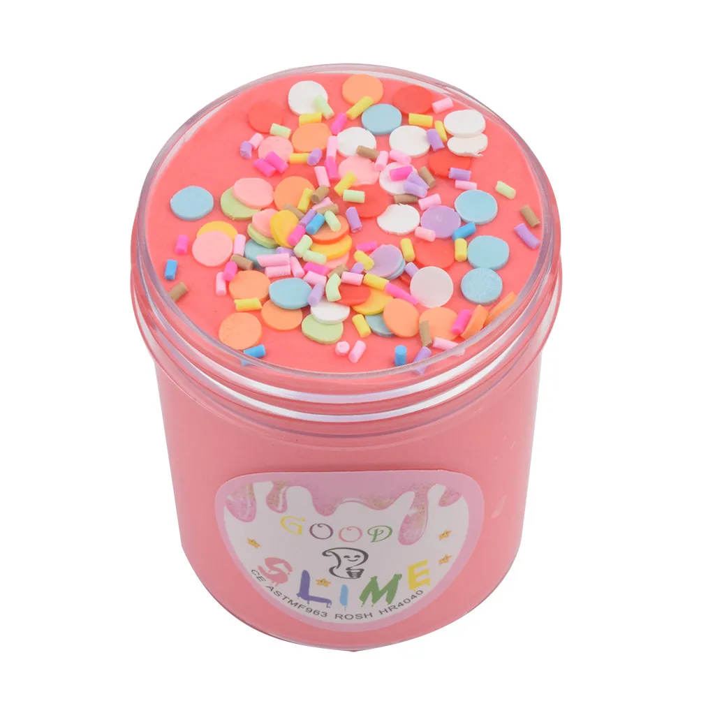120ML Foam Ball Clay Could Slime Putty Scented Stress Kids Clay Toy slime container pate a modeler enfant W1004 - Цвет: Red