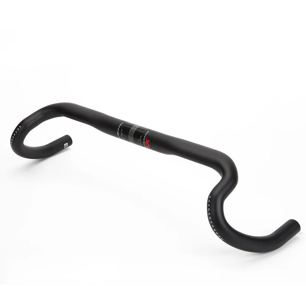 Carbon Gravel handlebar Big Flare Bar Cycle cross Road Bike handlebars 380/400/420/440mm carbon fiber bicycle handle bicycle handlebar