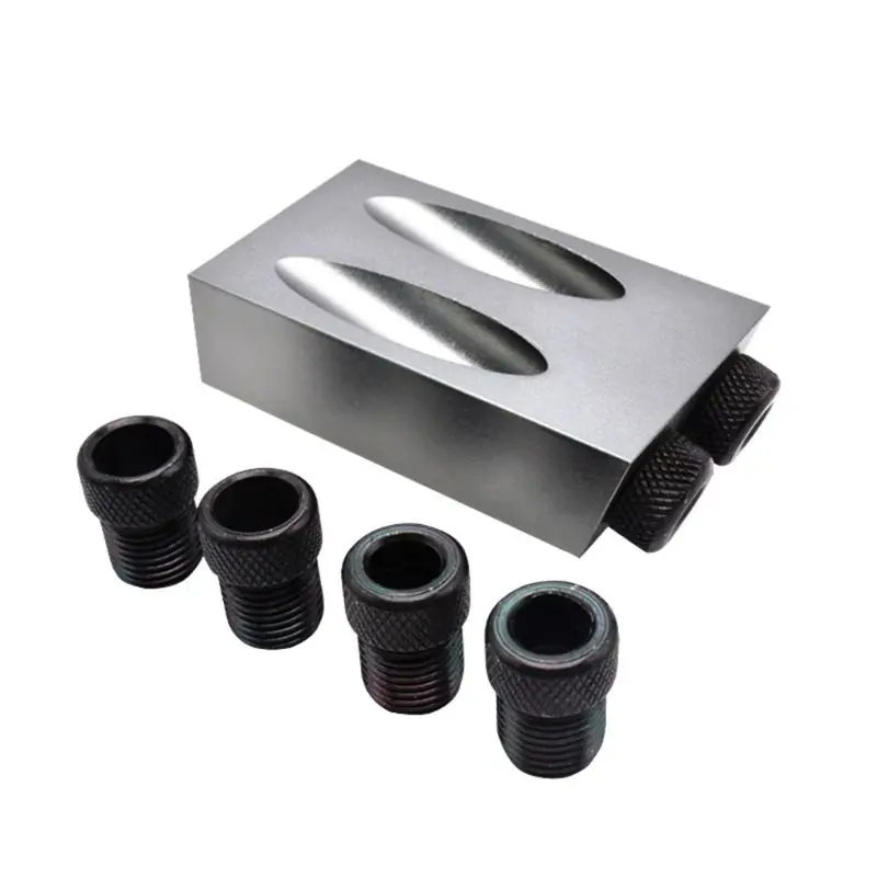 

8Pcs/Set 6/8/10mm Hole Locator Positioner Drill Bits Jig Clamp Woodworking Kit For DIY Carpentry Tools U4LB