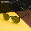 Солнцезащитные очки SIMPRECT мужские с защитой UV400, поляризационные квадратные, в стиле ретро, с антибликовым покрытием, для вождения ► Фото 2/6
