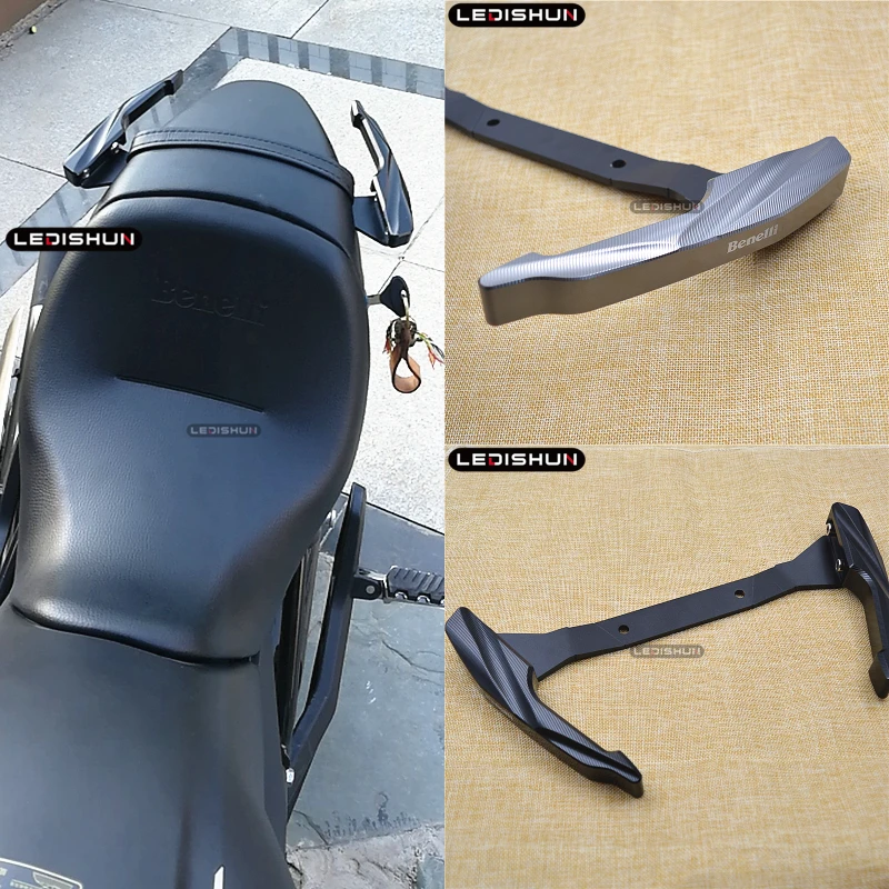 Поручни мотоциклетные задние для Benelli 502C 500 алюминиевые подлокотники с