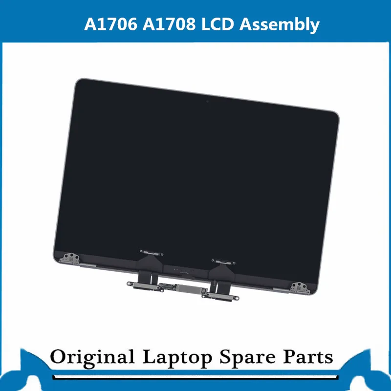 Genuine New A1706 A1708 LCD Screen Display Assembly for Macbook Retina 13" Full LCD Panel Silver Space Gray Year