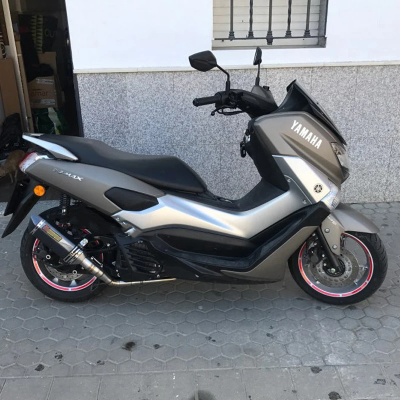 For Yamaha NMAX 125 155 NVX AEROX 155 Motorcycle Exhaust System Front Link Pipe Stainless Steel to 51 Mufflers - Image 6