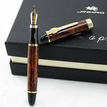 Jinhao X450A перьевая ручка Iraurita полностью Металлическая Золотая