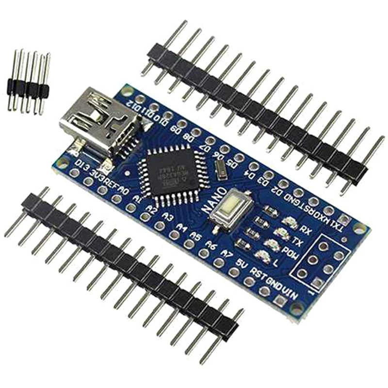 10 шт нано 3 0 Atmega328 контроллер совместимая плата для Arduino модуль разработки PCB Nano