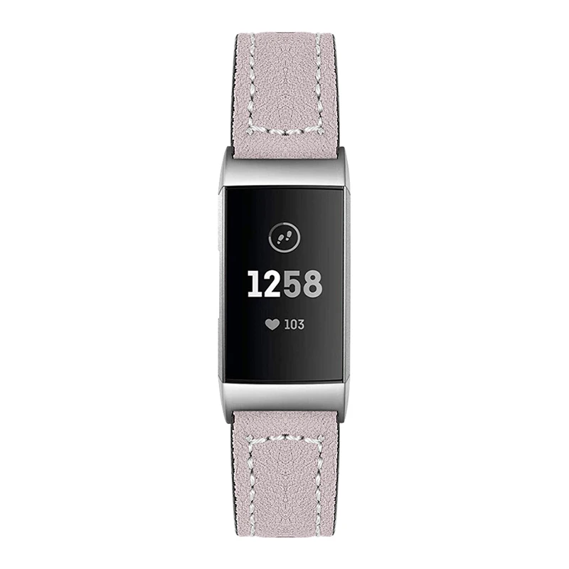 Кожаные Смарт-часы ремешок запасной браслет ремешок для FitbitCharge 3 ING-SHIPPING