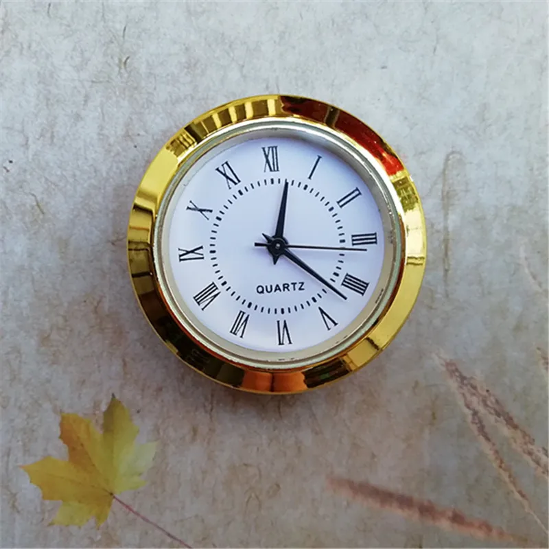 2 шт. пластиковые 39 мм золотые обода вставные часы для встроенных часов головка часов DIY FIT-UP ремесло настольные часы