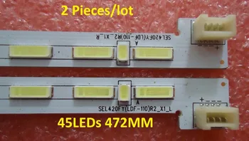 

2 Pieces/lot 42"LED strip SEL420FY(LDF-110)R2_X1_L SEL420FY(LDF-110)R2_X1_R 45LEDs 472MM