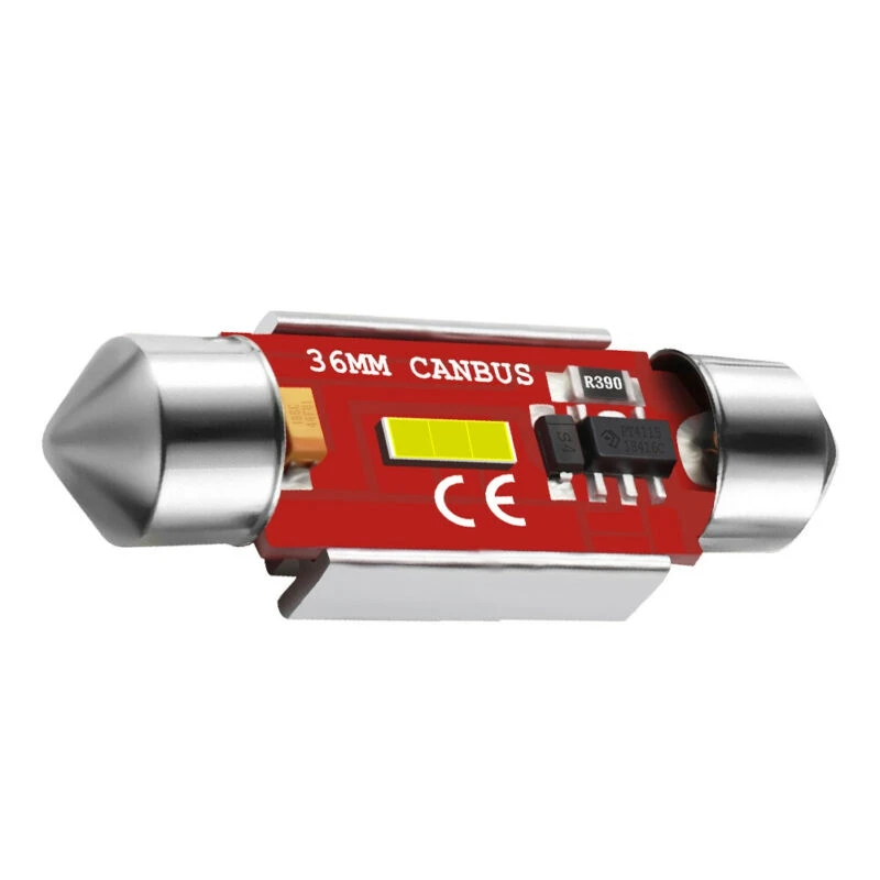 2x36 мм гирлянда Canbus 1860 SMD светодиодный светильник для багажника автомобиля