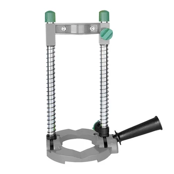 

Adjustable Removable Angle Drill Jig Holder Guide Stand Positioning Bracket Rack Steel Aluminum Shelf DIY Tool