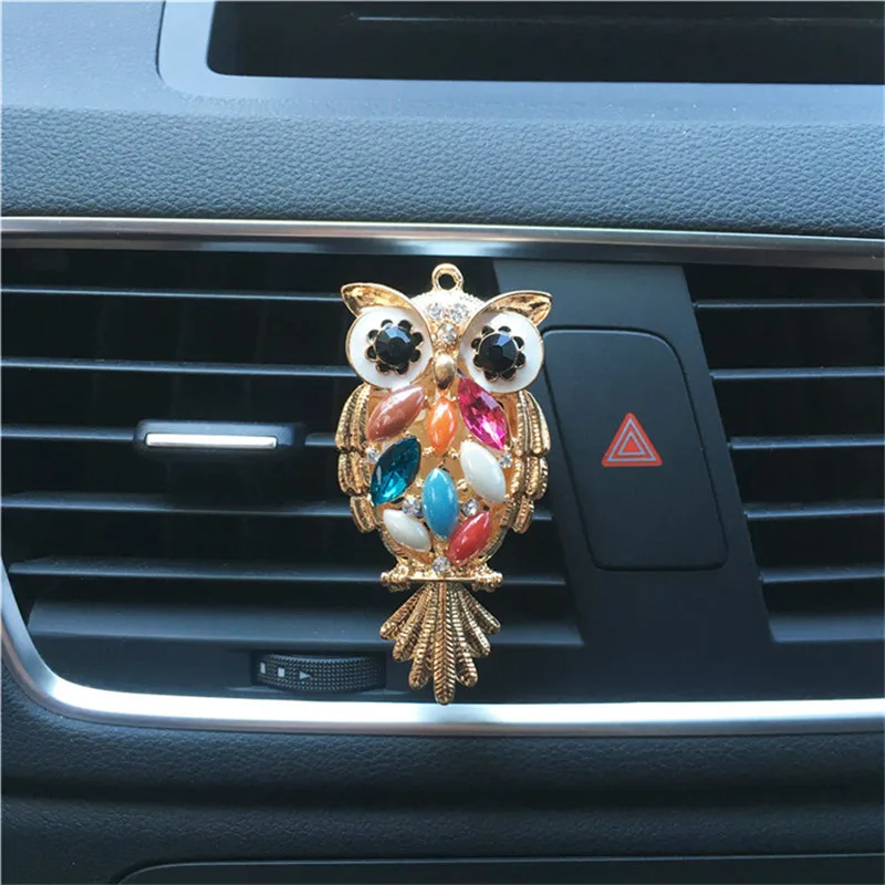 Hazy beauty Алмазный кристалл Сова автомобильный парфюм, освежитель воздуха автомобиля-Стайлинг женские парфюмы автомобильный орнамент