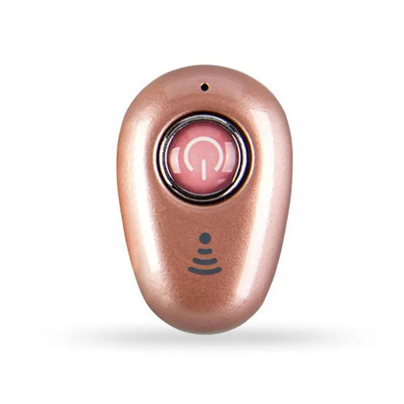 Мини-невидимые Беспроводные наушники с шумоподавлением, Bluetooth, гарнитура, стерео гарнитура, TWS, вкладыши с микрофоном - Цвет: Розовый
