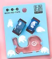 2 шт. лента Сакура Набор Kawaii студентов неправильное слово Новинка Канцелярские принадлежности васи лента набор детей мультфильм подарок Kawaii школьные принадлежности - Цвет: Washi Tape