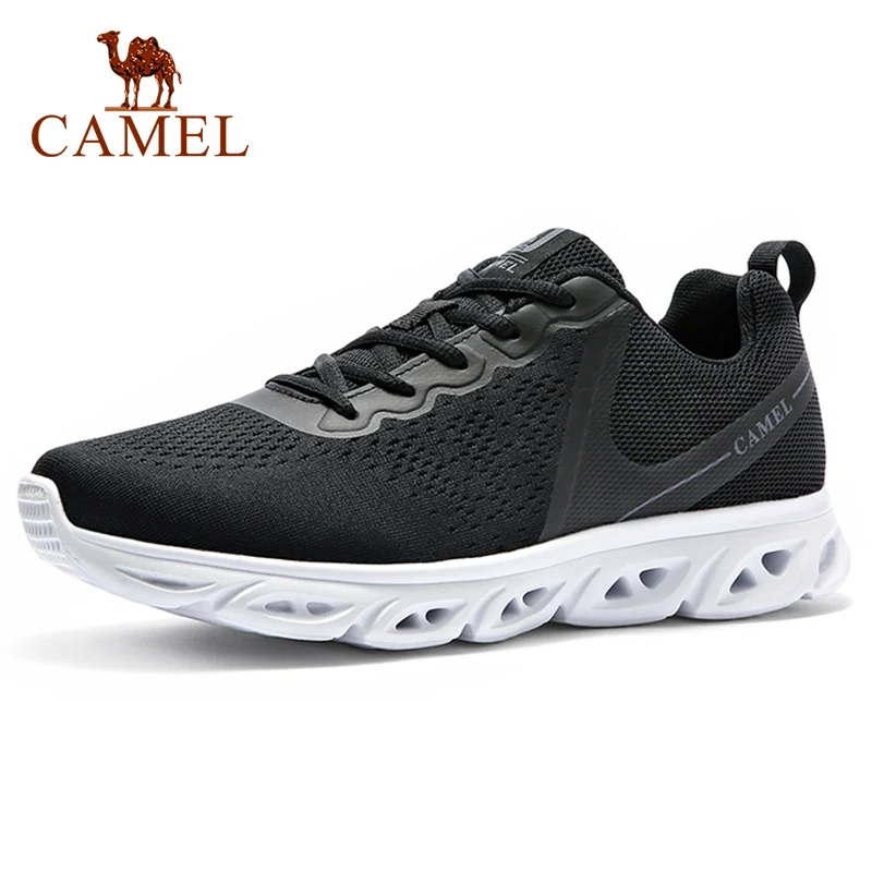 

CAMEL Running Shoes Men Women Air Cushion Anti-Slip Shockproof Sneaker Stability Mesh Lightweight Sports Breathable Beginner